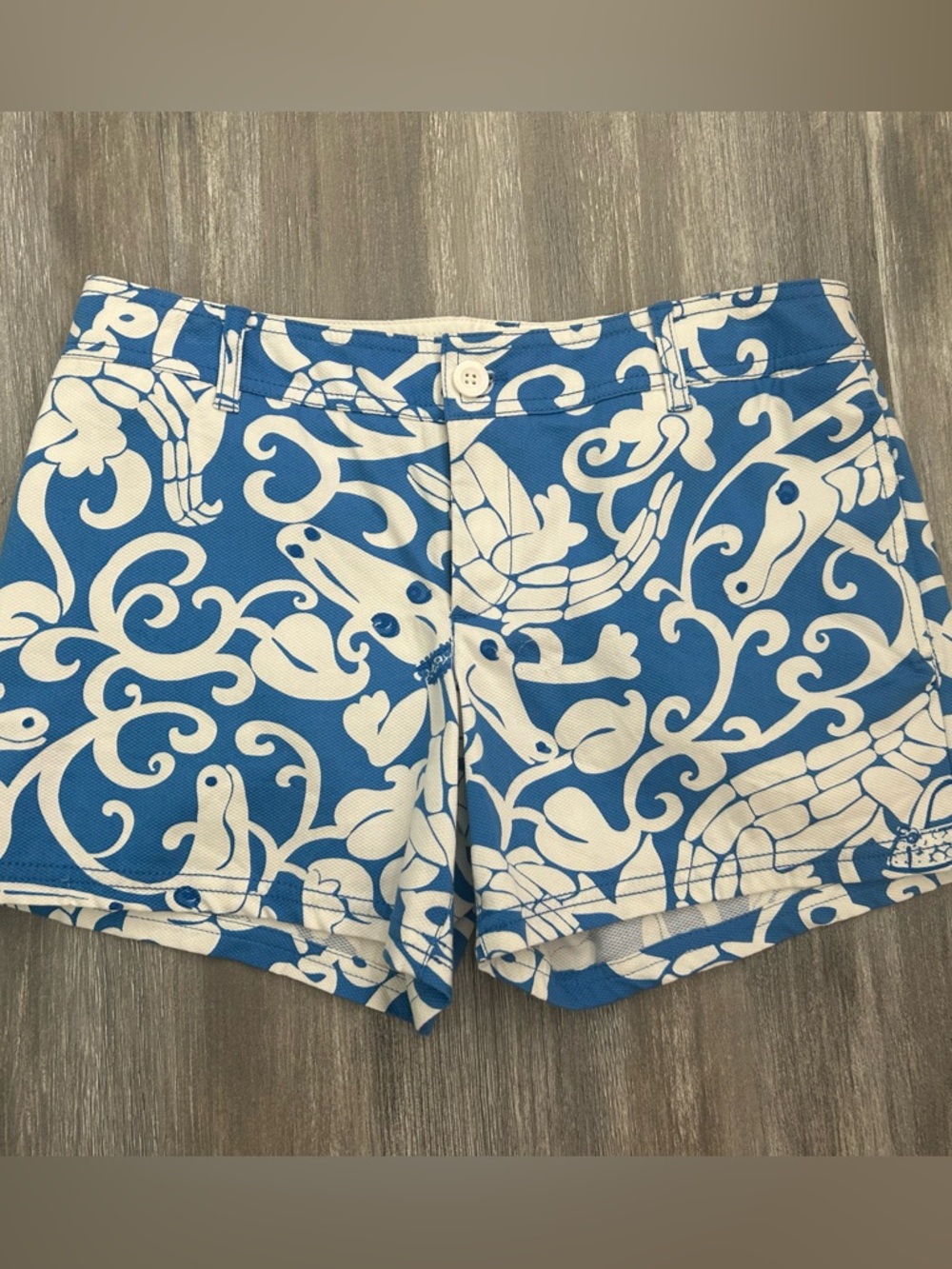 Lilly Pulitzer Gabby Gators texted shorts, Size 4 - Picture 6 of 13